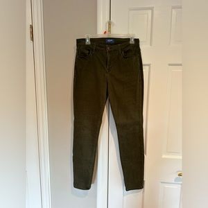 Old Navy Olive Green Rockstar Corduroy Pants